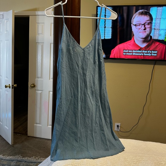 Alémais Sofie shirtdress in a blue fish print. - Picture 3 of 13